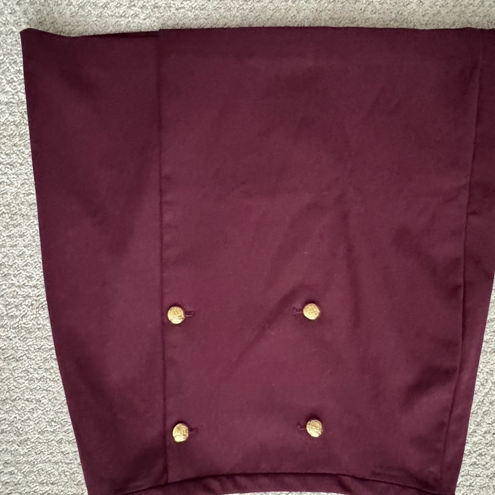 Talbots Red and Gold Pencil Skirt Knee-Length Workwear - Picture 6 of 7